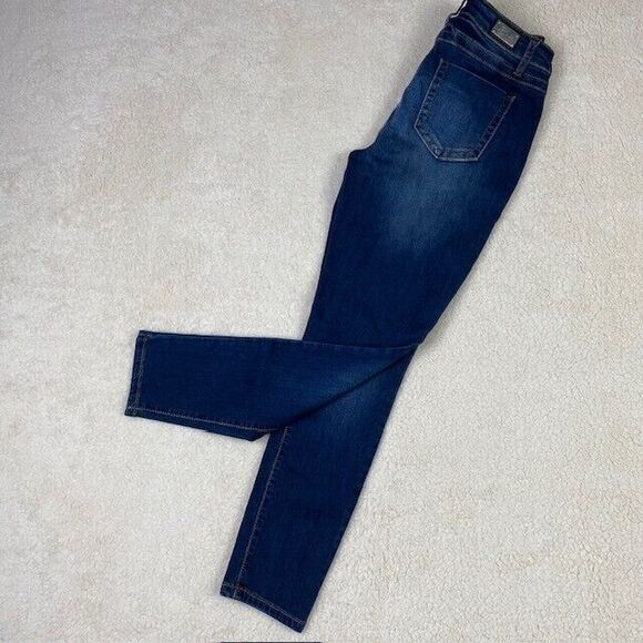 Earl Jeans Womens Sz 6 Skinny Ankle Stretch Mid Rise Dark Wash Blue Denim - Picture 13 of 13